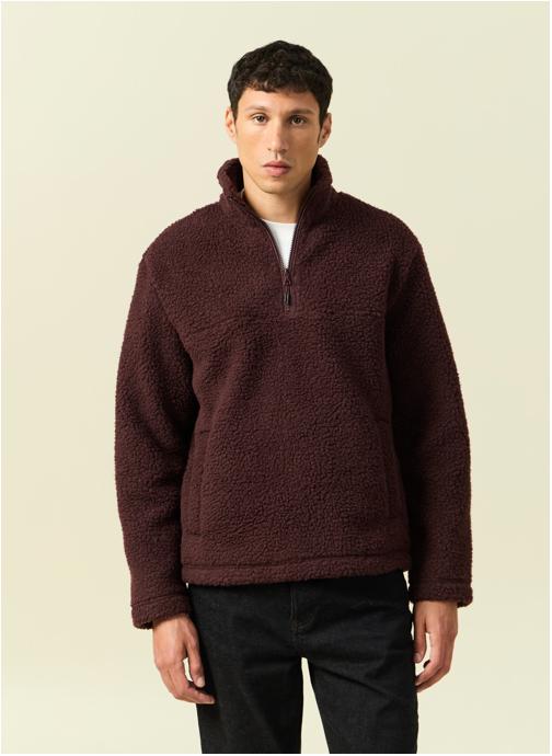 Bonobo Sweats à capuche SHERMIZIPH homme bordeaux