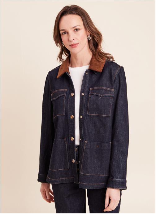 Bréal Vestes en jean VESARI femme bleu