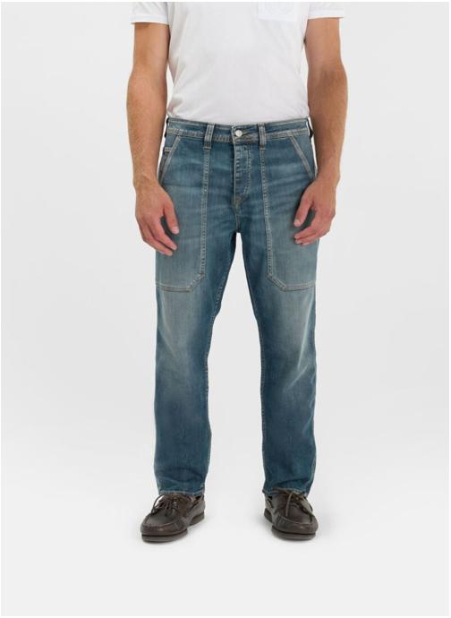Le temps des cerises Jeans droit Jeans loose Blue homme bleu