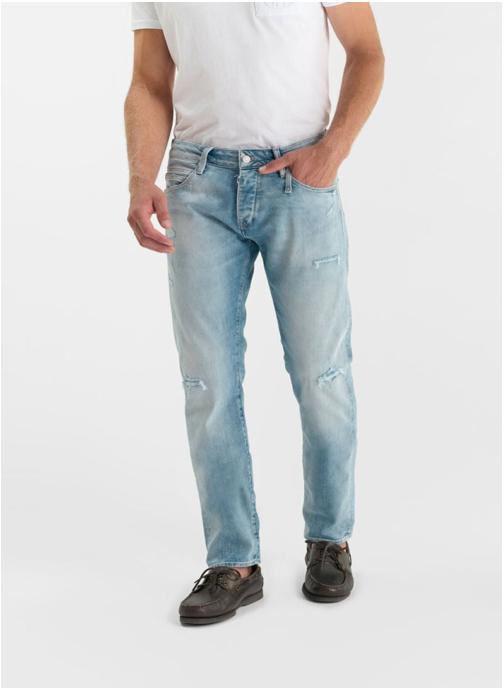 Le temps des cerises Jeans droit Jeans slim stretch 700/11 Blue homme bleu