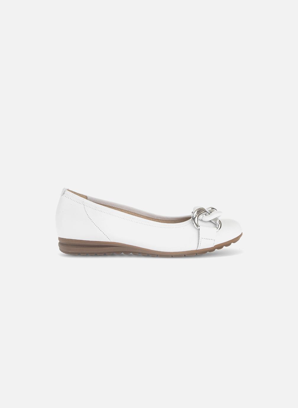 Ballerines classiques 82.625 femme blanc Gabor Ballerines classiques 82.625 femme blanc Blanc