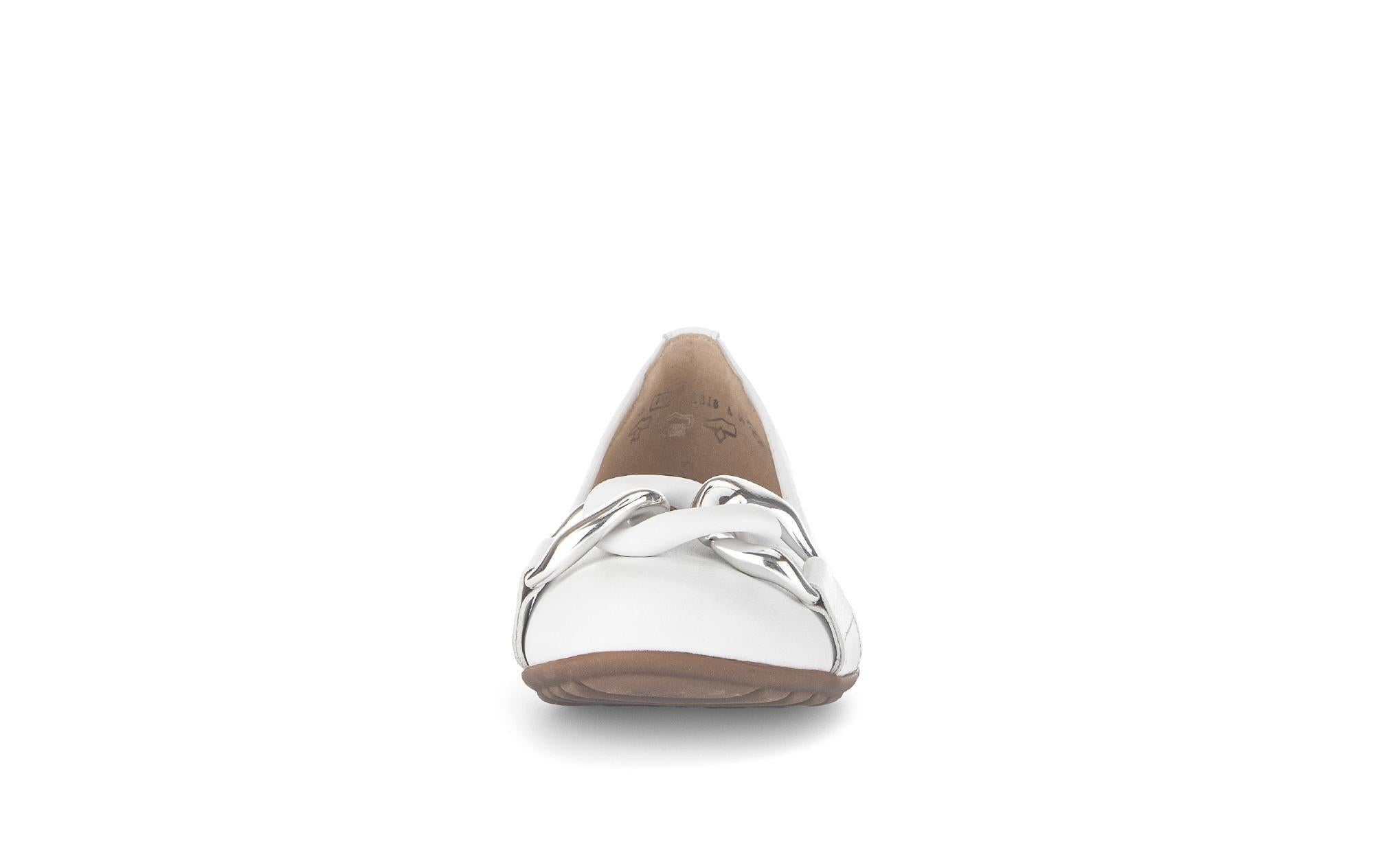 Ballerines classiques 82.625 femme blanc Gabor Ballerines classiques 82.625 femme blanc Blanc
