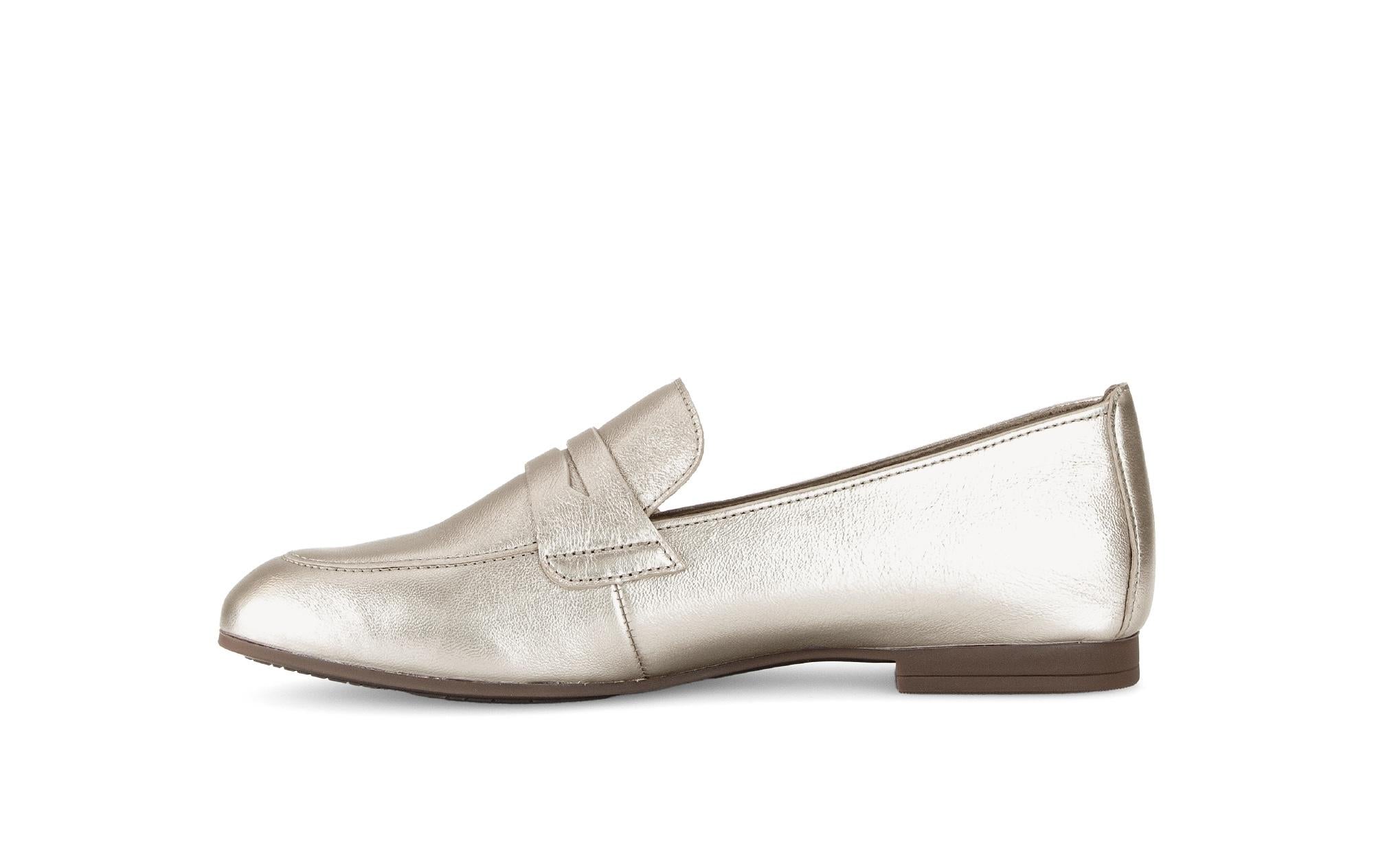 Mocassins 85.213 femme or et bronze Gabor Mocassins 85.213 femme or et bronze Or