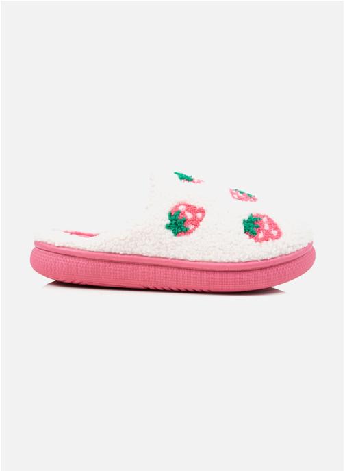 Isotoner Chaussons Chaussons mules Junior BLOUP Ivoire fraises fille blanc