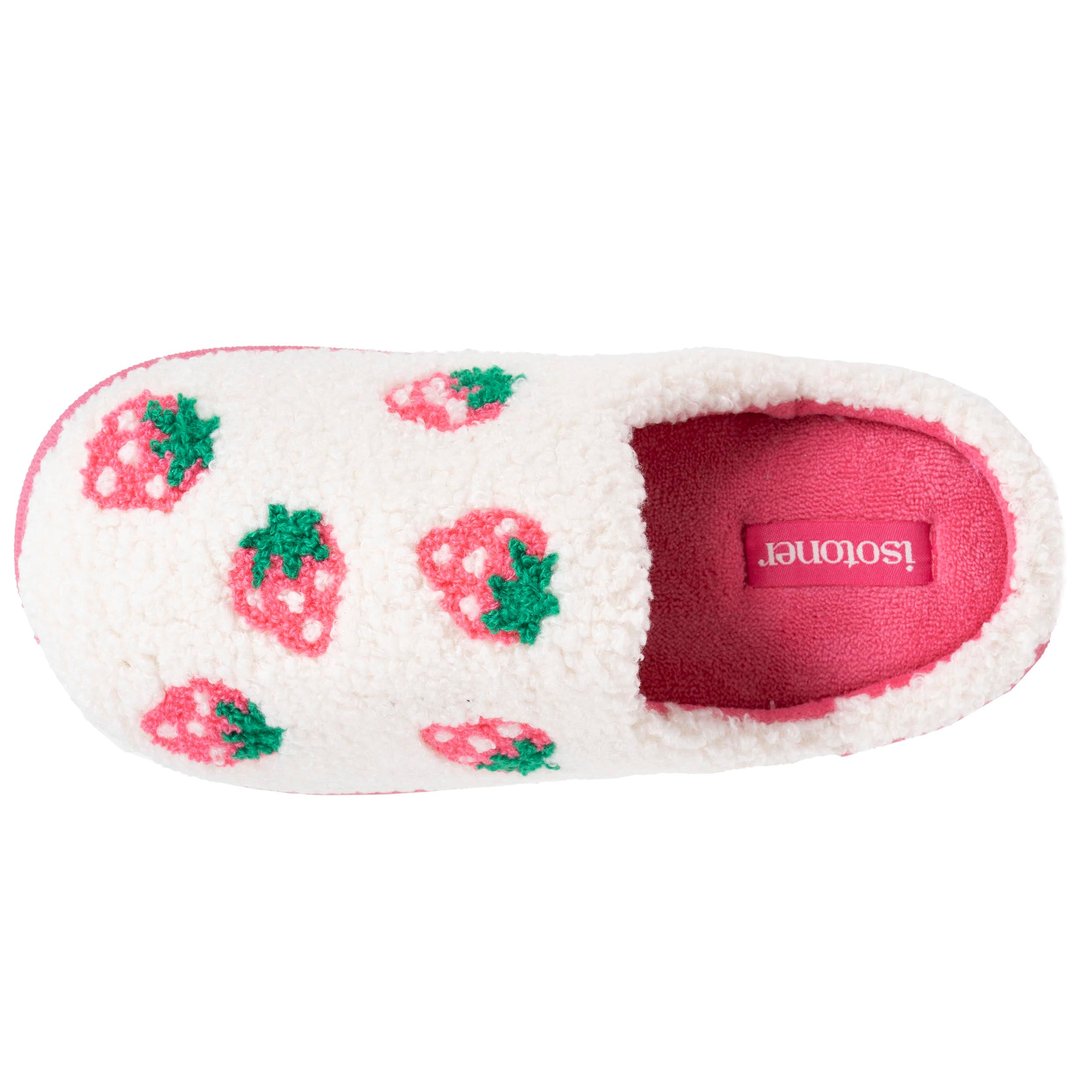 Chaussons Chaussons mules Junior BLOUP Ivoire fraises fille blanc Isotoner Chaussons Chaussons mules Junior BLOUP Ivoire fraises fille blanc Blanc
