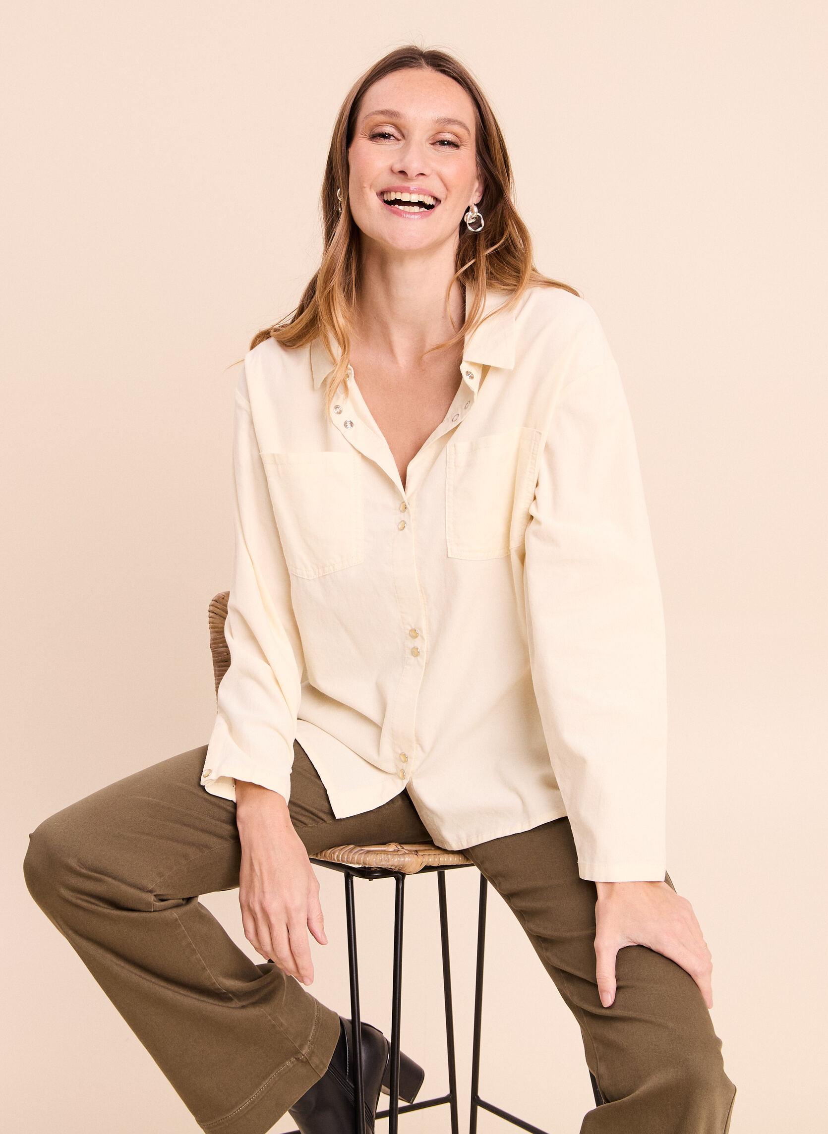 Chemises CHEVELT femme blanc Bréal Chemises CHEVELT femme blanc Blanc
