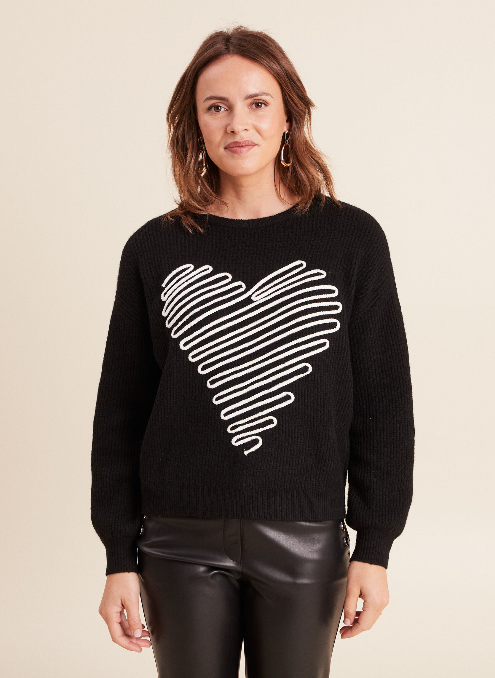 Pulls MICOEURLINE femme noir Bréal Pulls MICOEURLINE femme noir Noir