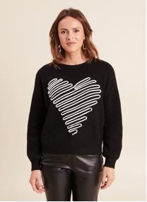 Pulls MICOEURLINE femme noir Bréal Pulls MICOEURLINE femme noir Noir