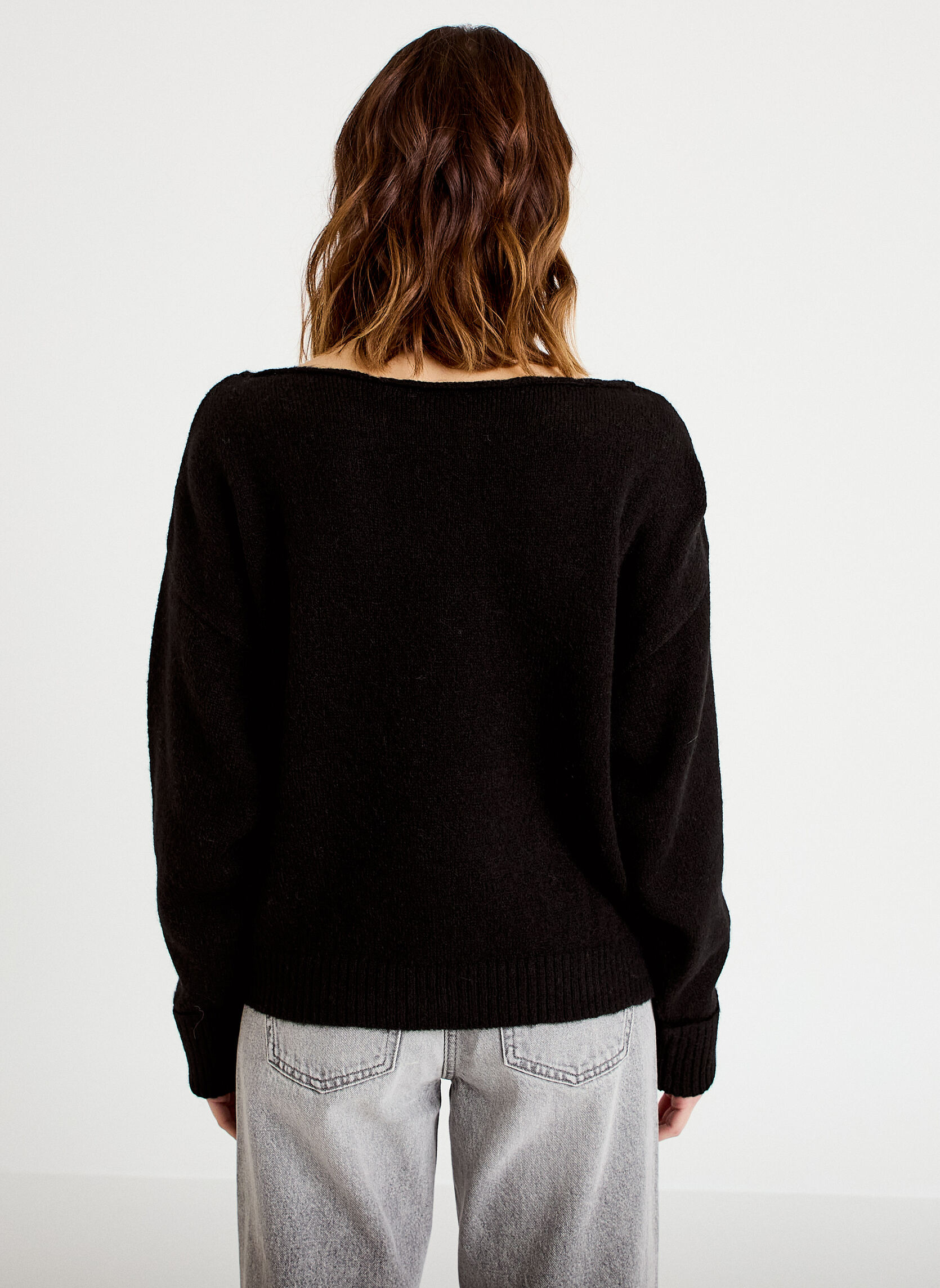 Pulls MAXIBOATPUL1 femme noir Cache Cache Pulls MAXIBOATPUL1 femme noir Noir