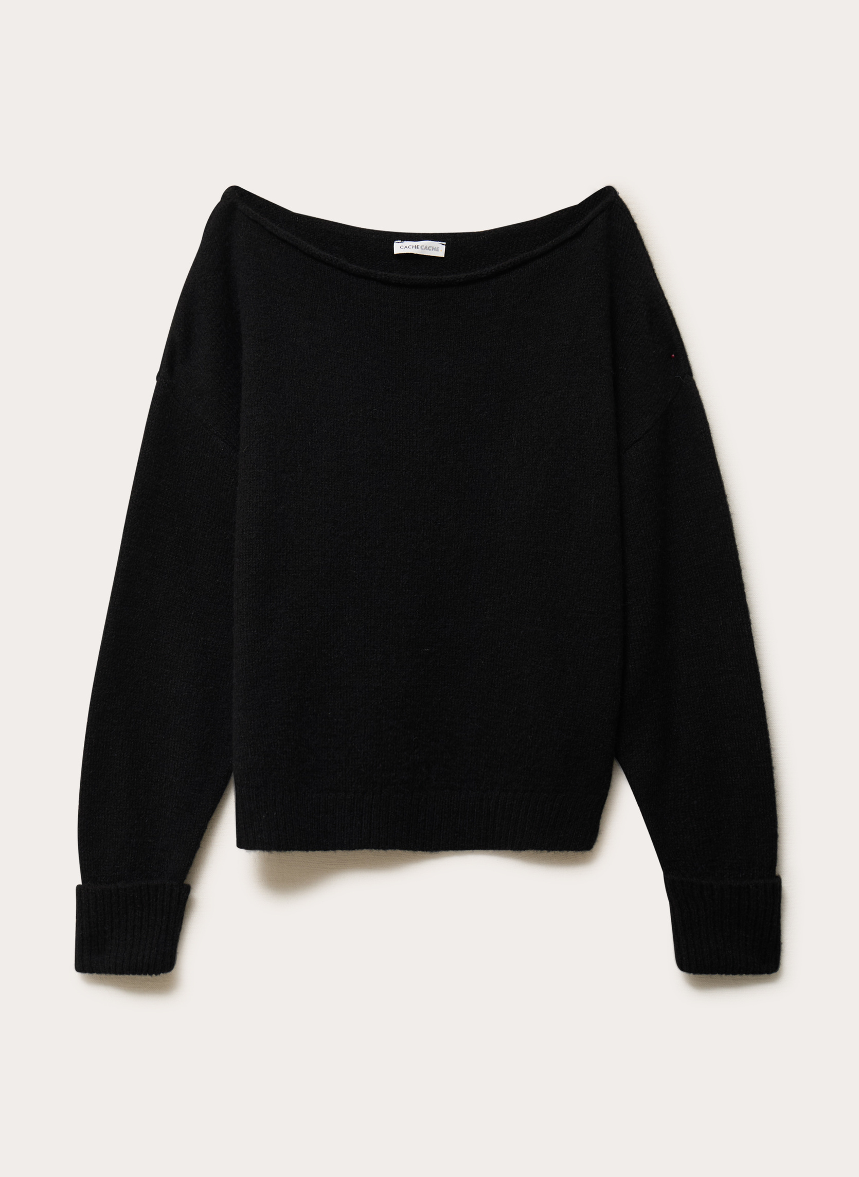 Pulls MAXIBOATPUL1 femme noir Cache Cache Pulls MAXIBOATPUL1 femme noir Noir