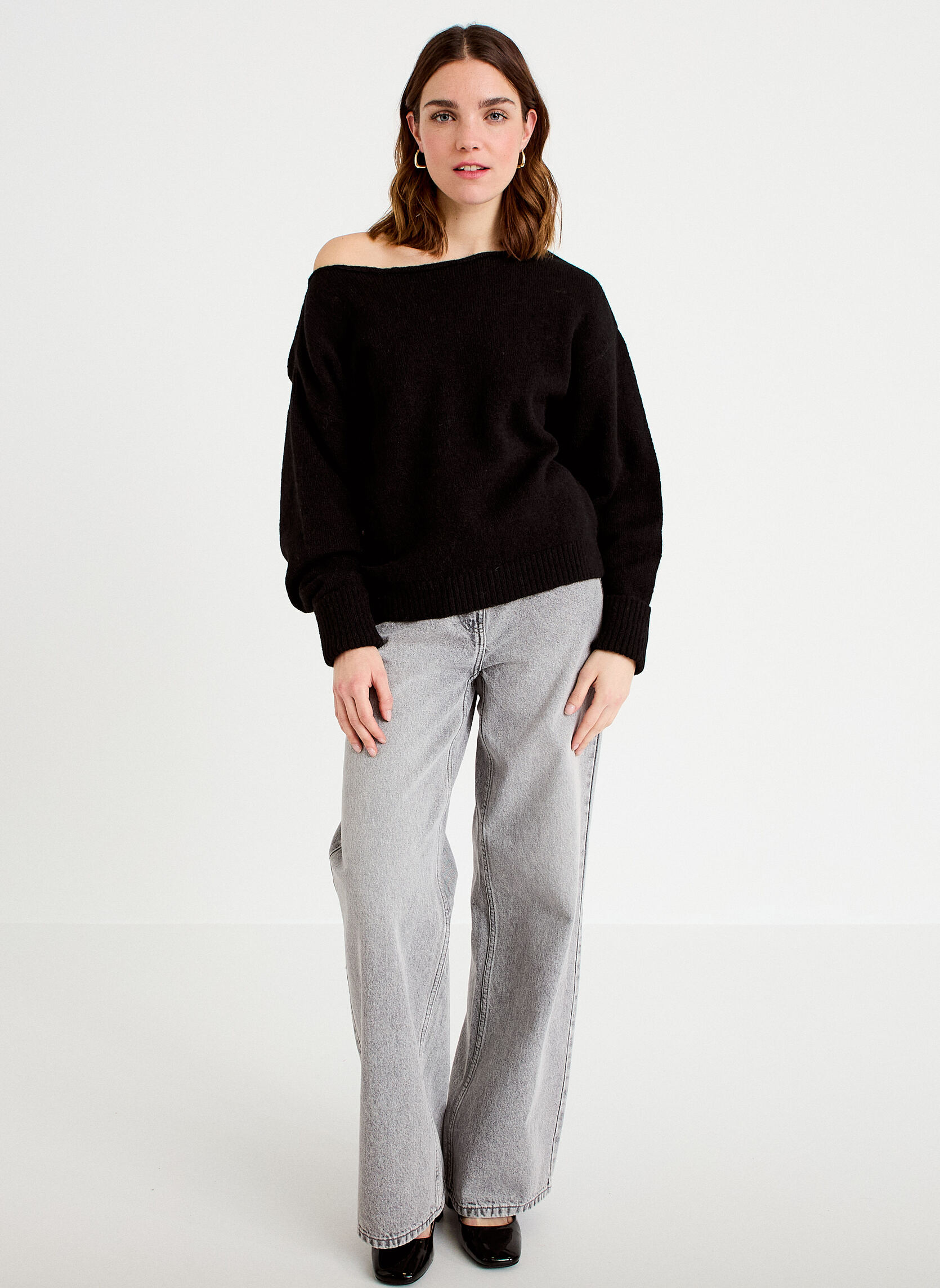 Pulls MAXIBOATPUL1 femme noir Cache Cache Pulls MAXIBOATPUL1 femme noir Noir