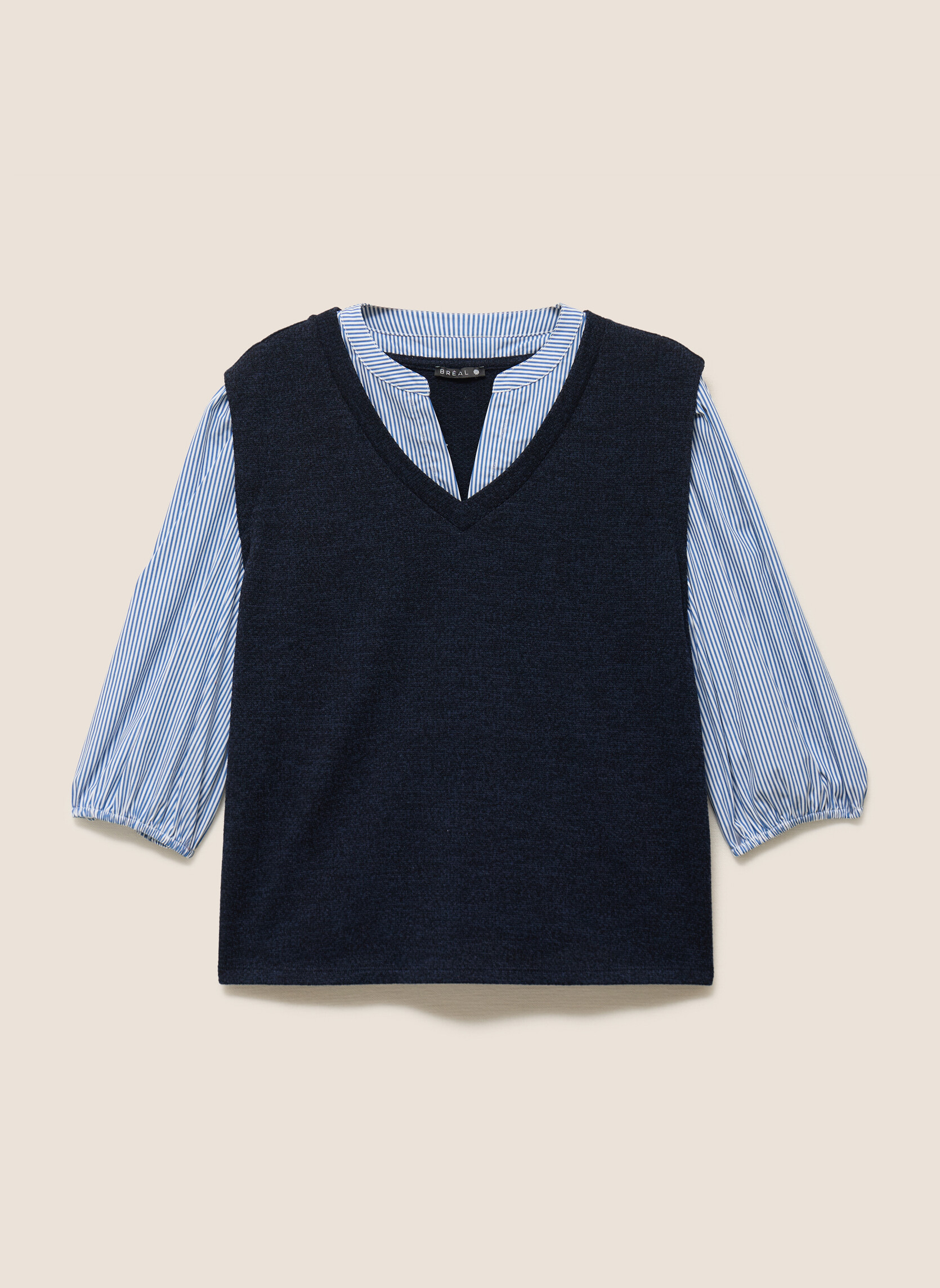 Tops TEMAGADIR femme bleu Bréal Tops TEMAGADIR femme bleu Bleu marine