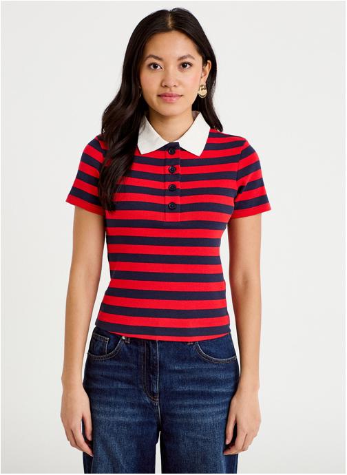 Cache Cache Tee-shirts KCOTPOLO femme rouge