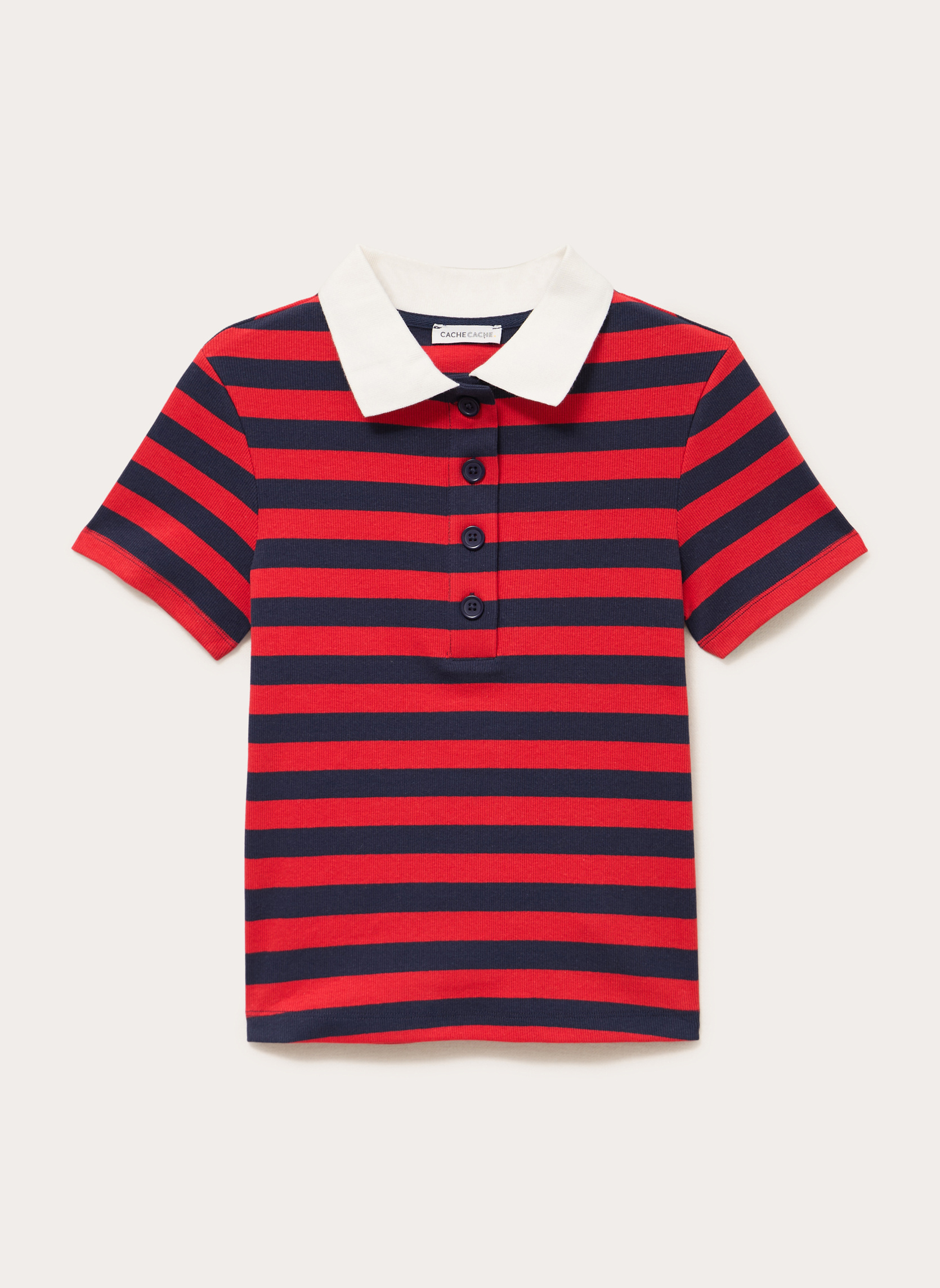 Tee-shirts KCOTPOLO femme rouge Cache Cache Tee-shirts KCOTPOLO femme rouge Rouge