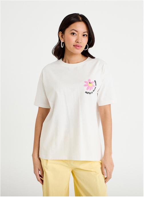 Cache Cache Tee-shirts KPRINTGOOD femme blanc