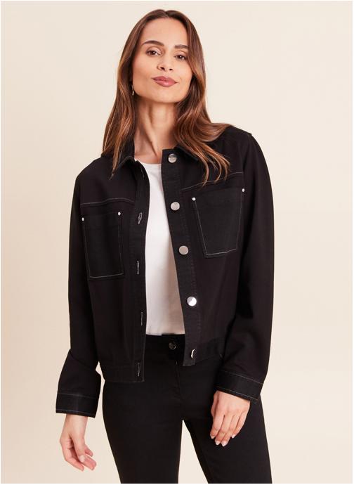 Bréal Vestes VEMILAJEAN femme noir