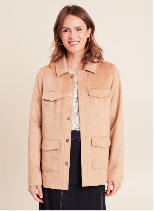 Bréal Vestes VESARISUEDE femme marron