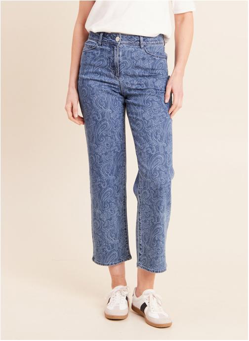 Bréal Jeans droit PELAZER femme bleu