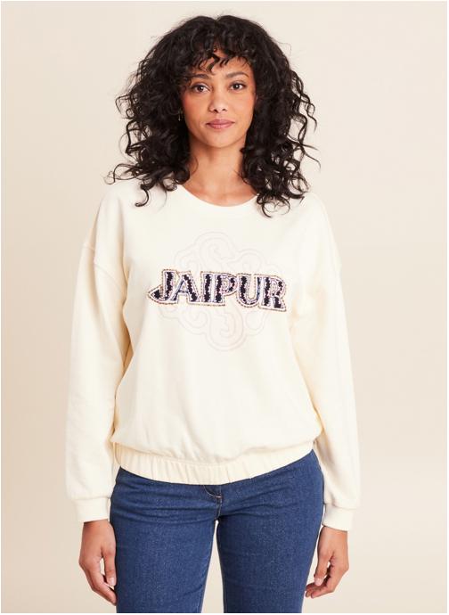 Bréal Sweats à capuche TIJAIPUR femme blanc
