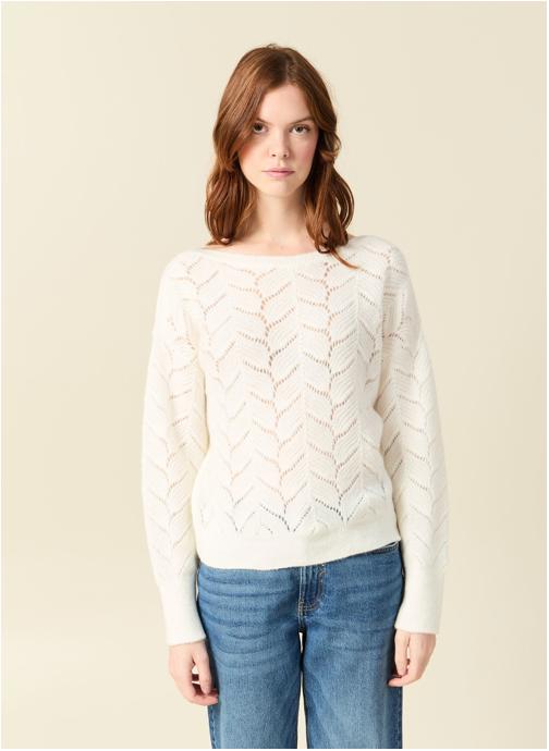 Bonobo Pulls CHANAPULF femme blanc
