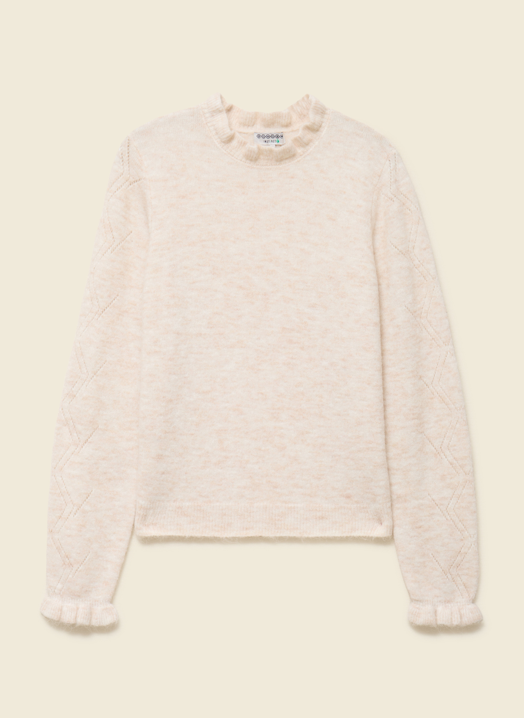 Pulls MOULICONEWF femme beige Bonobo Pulls MOULICONEWF femme beige Beige