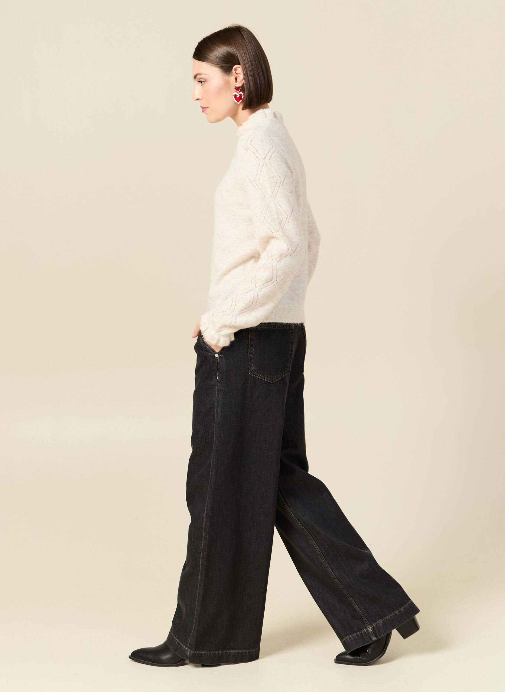 Pulls MOULICONEWF femme beige Bonobo Pulls MOULICONEWF femme beige Beige