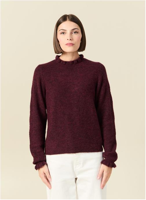 Bonobo Pulls MOULICONEWF femme bordeaux
