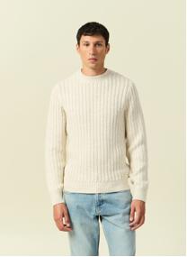Pulls MOUSTORSPULH homme blanc Bonobo Pulls MOUSTORSPULH homme blanc Blanc