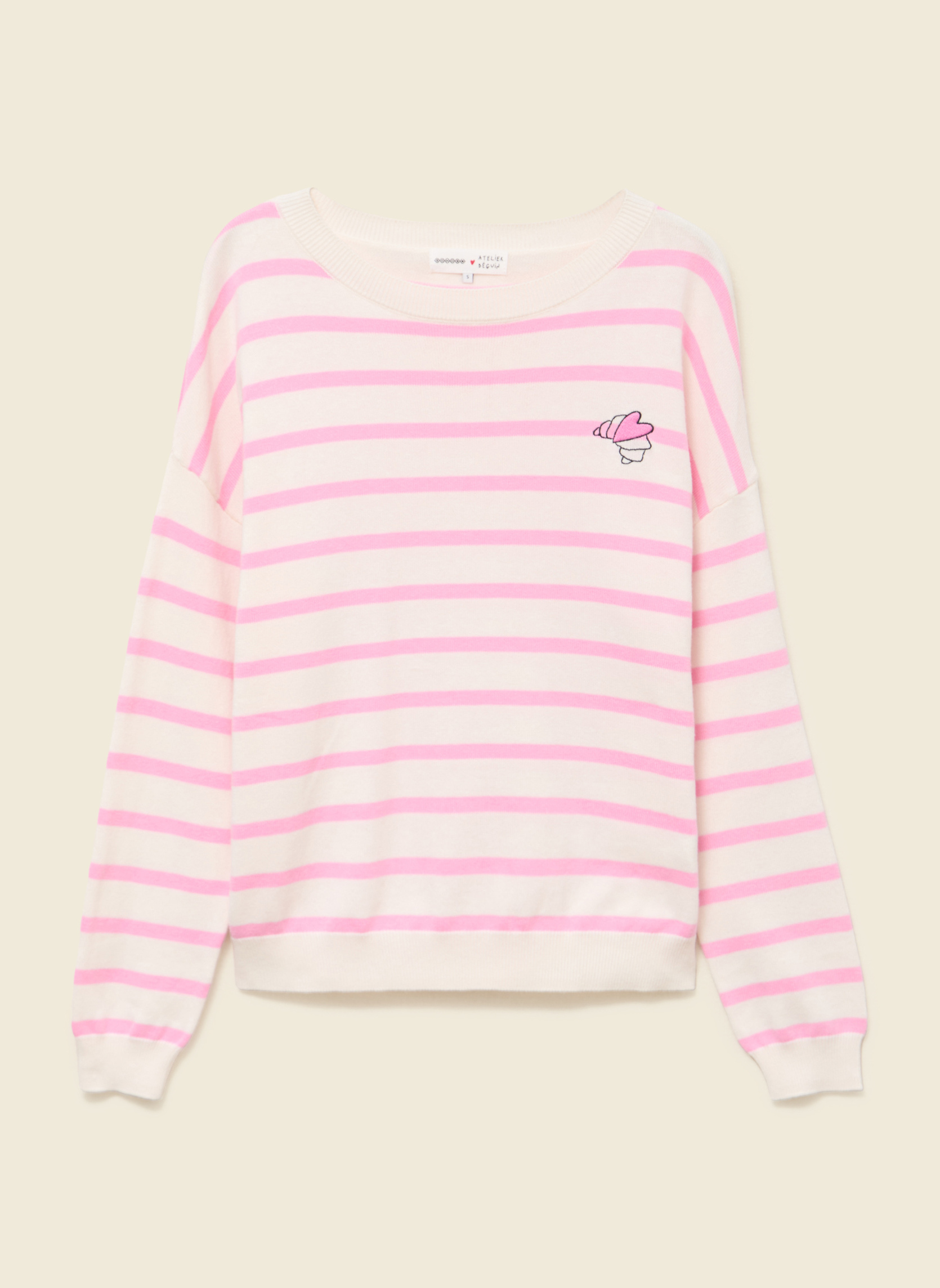 Pulls CROISSANTPUF femme rose Bonobo Pulls CROISSANTPUF femme rose Rose clair