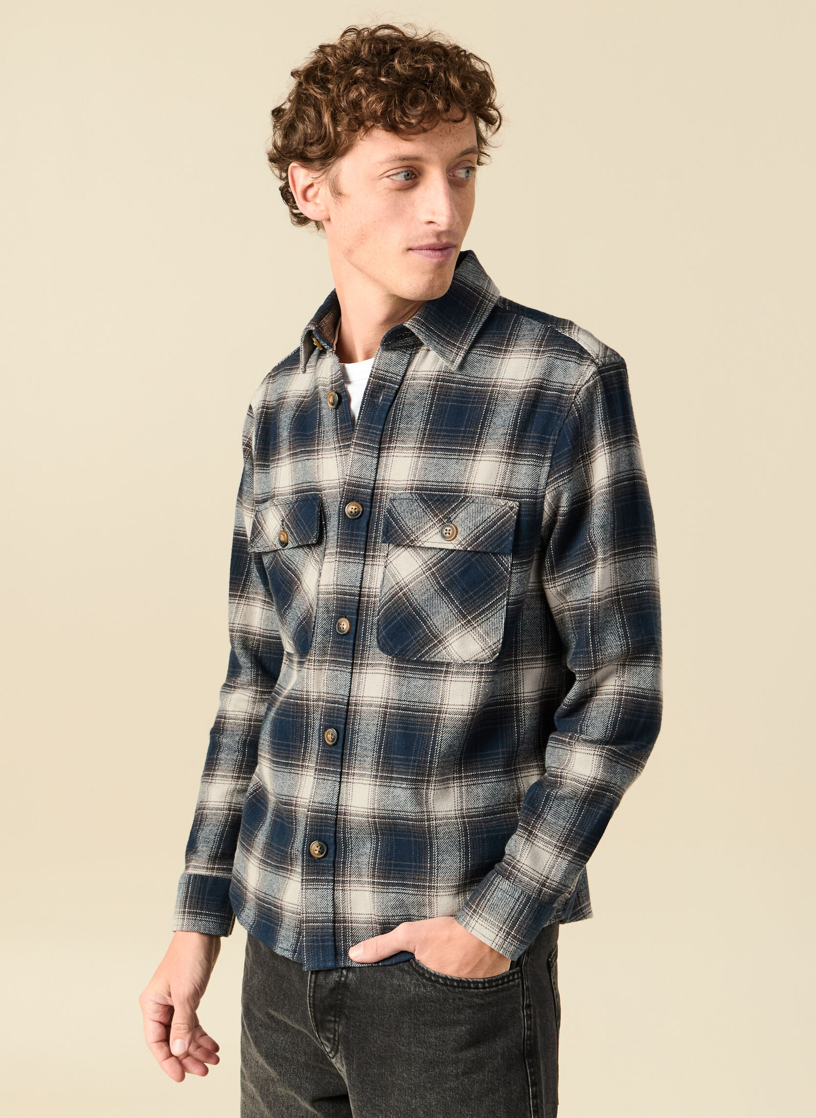 Chemises KROKOUSHIRTH homme bleu Bonobo Chemises KROKOUSHIRTH homme bleu Bleu marine