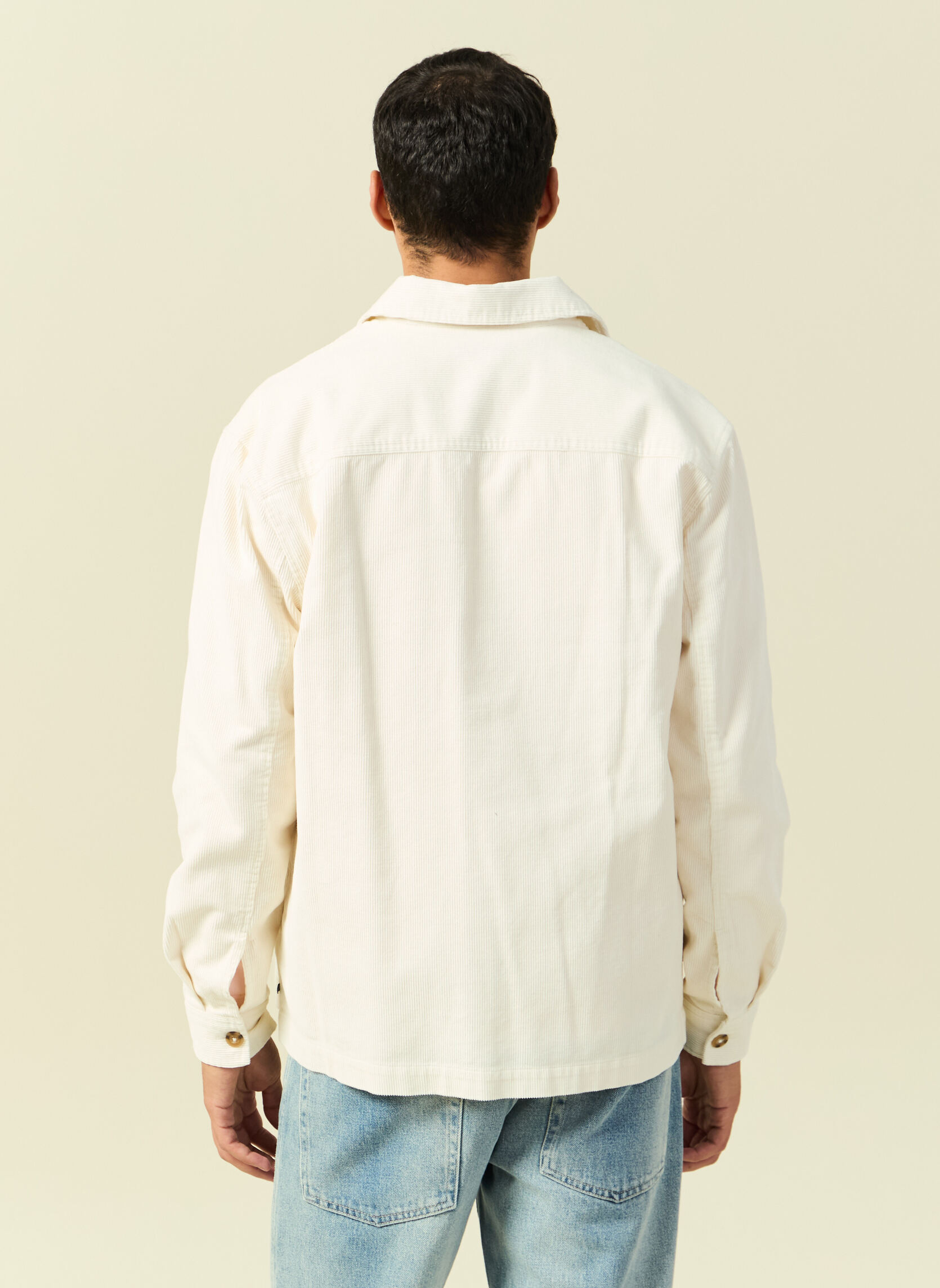 Chemises ESSURVELOU2H homme blanc Bonobo Chemises ESSURVELOU2H homme blanc Blanc