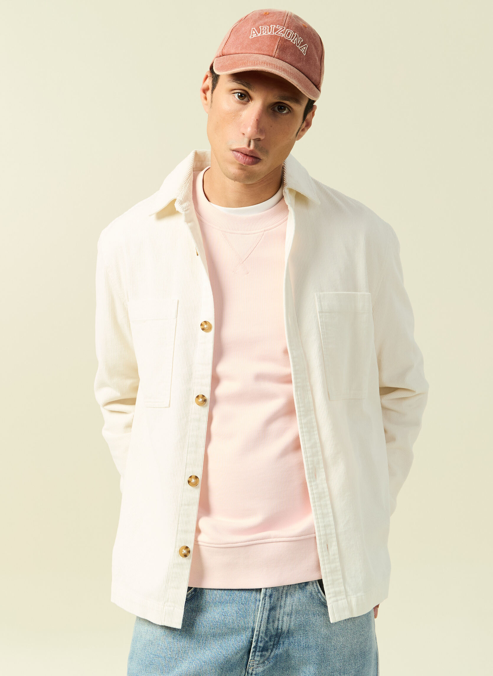 Chemises ESSURVELOU2H homme blanc Bonobo Chemises ESSURVELOU2H homme blanc Blanc