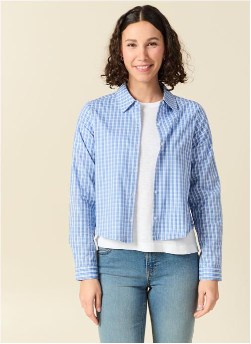 Bonobo Chemises PREPCOCHEMF femme bleu