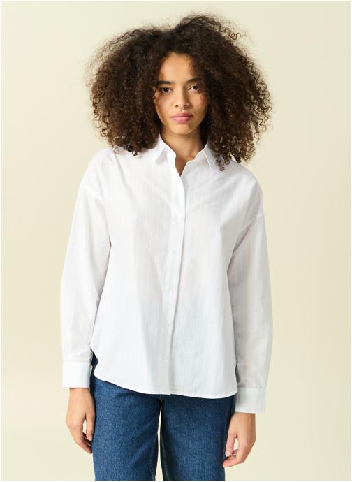 Bonobo Chemises CHEMPOPLIF femme blanc