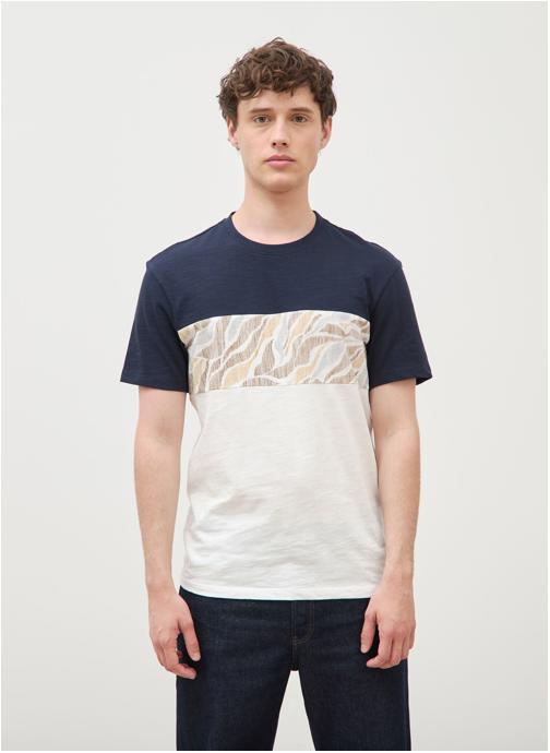 Bonobo Tee-shirts SLUBBLOCAOPH homme blanc