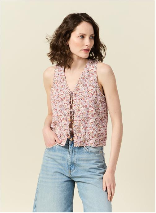 Bonobo Gilets CAFGILF femme rose