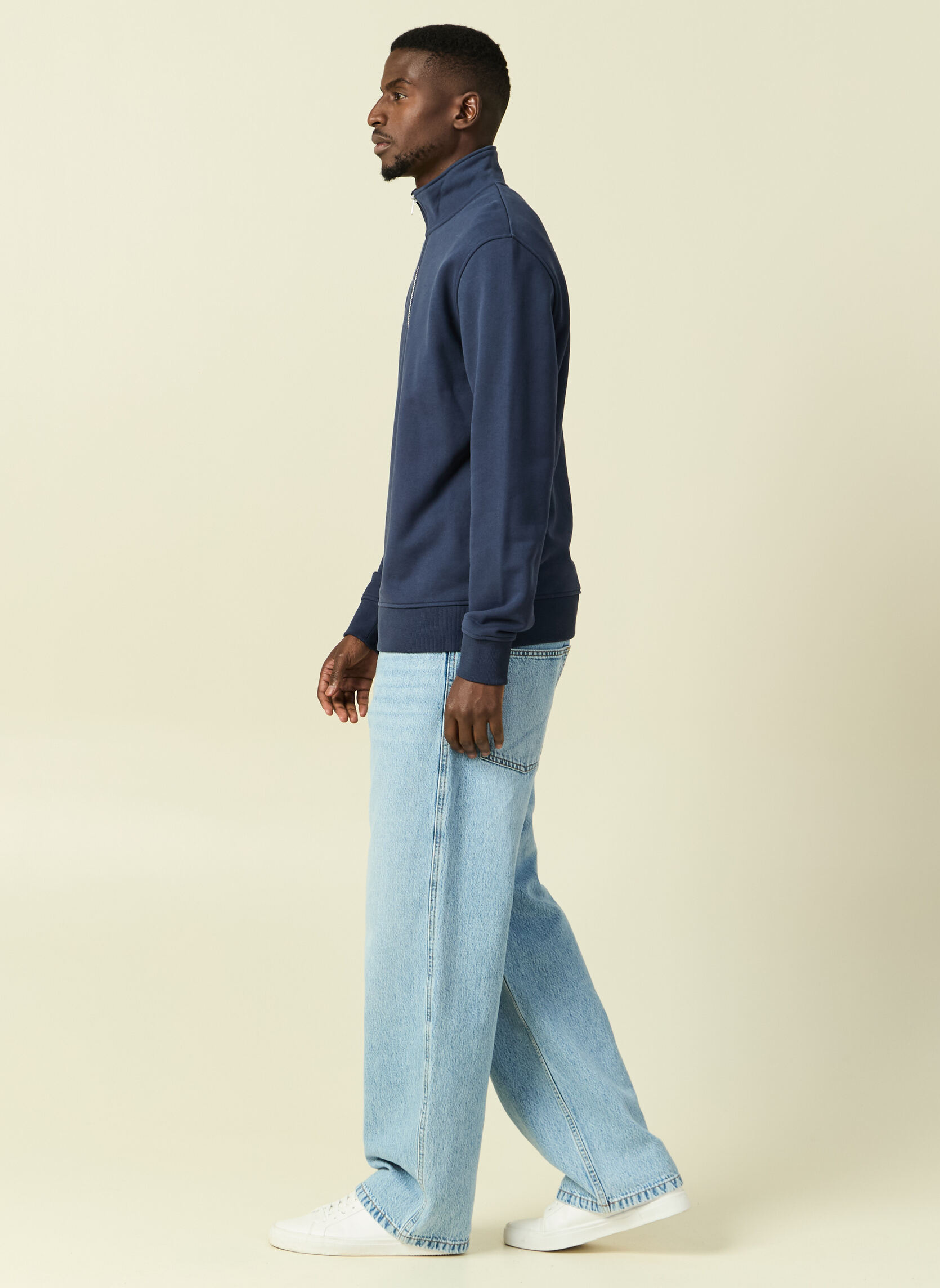 Sweats à capuche SWETMIZIP3H homme bleu Bonobo Sweats à capuche SWETMIZIP3H homme bleu Bleu marine