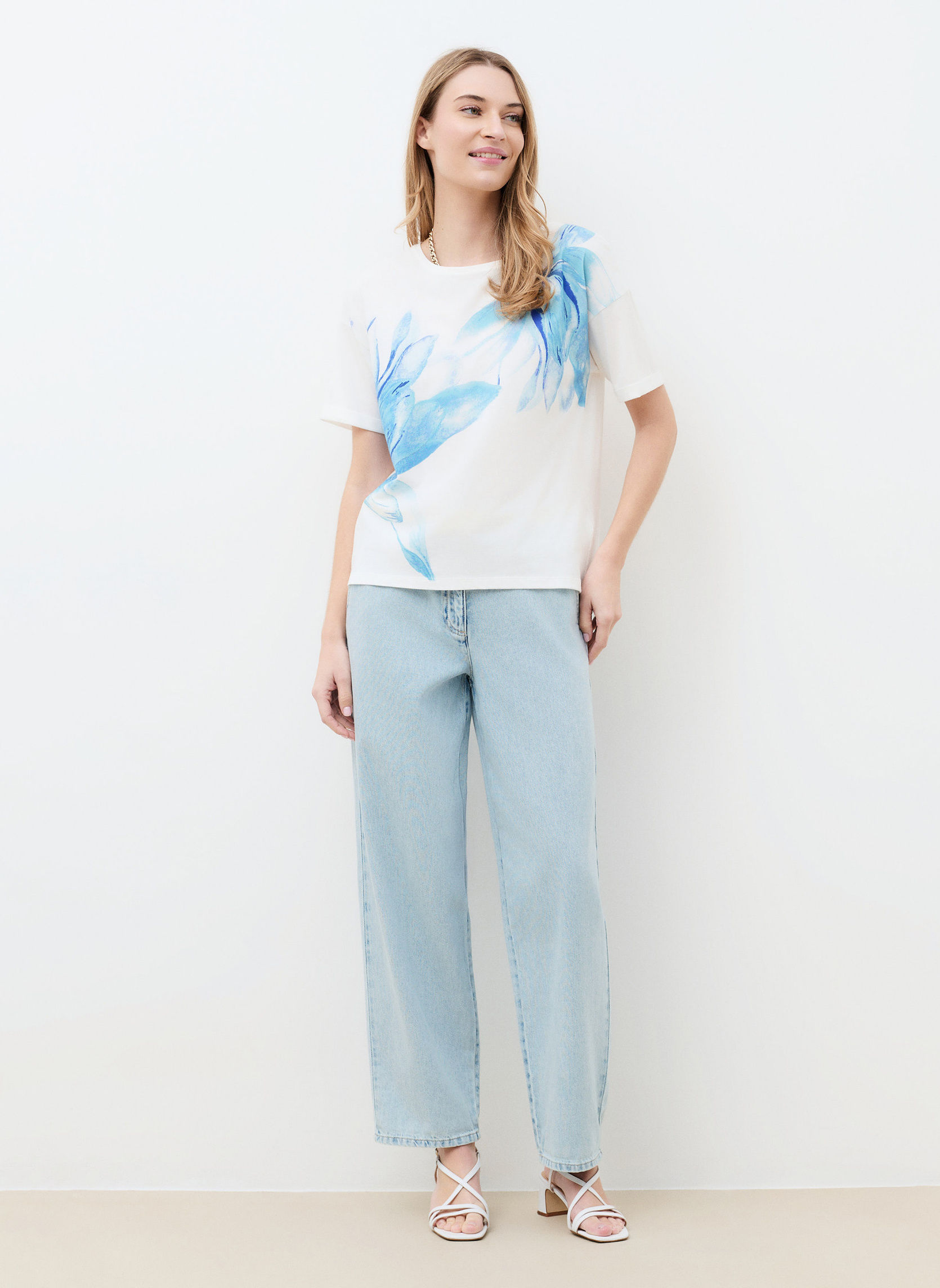 Tee-shirts 261T-TIM-MOM femme bleu Caroll Tee-shirts 261T-TIM-MOM femme bleu Bleu marine