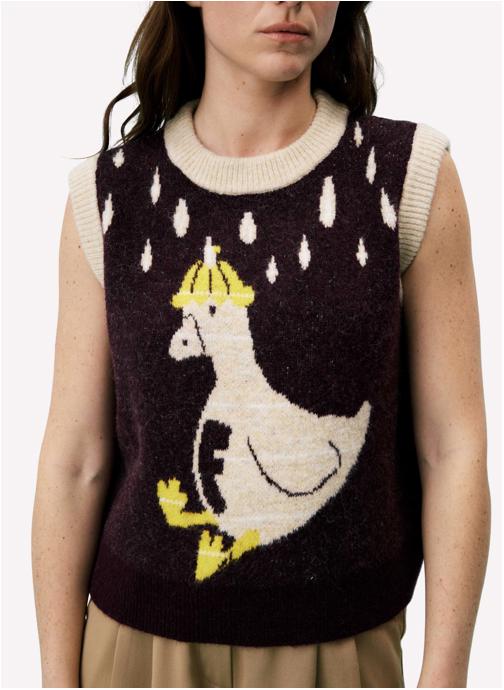 FRNCH Pulls ARBER femme bordeaux