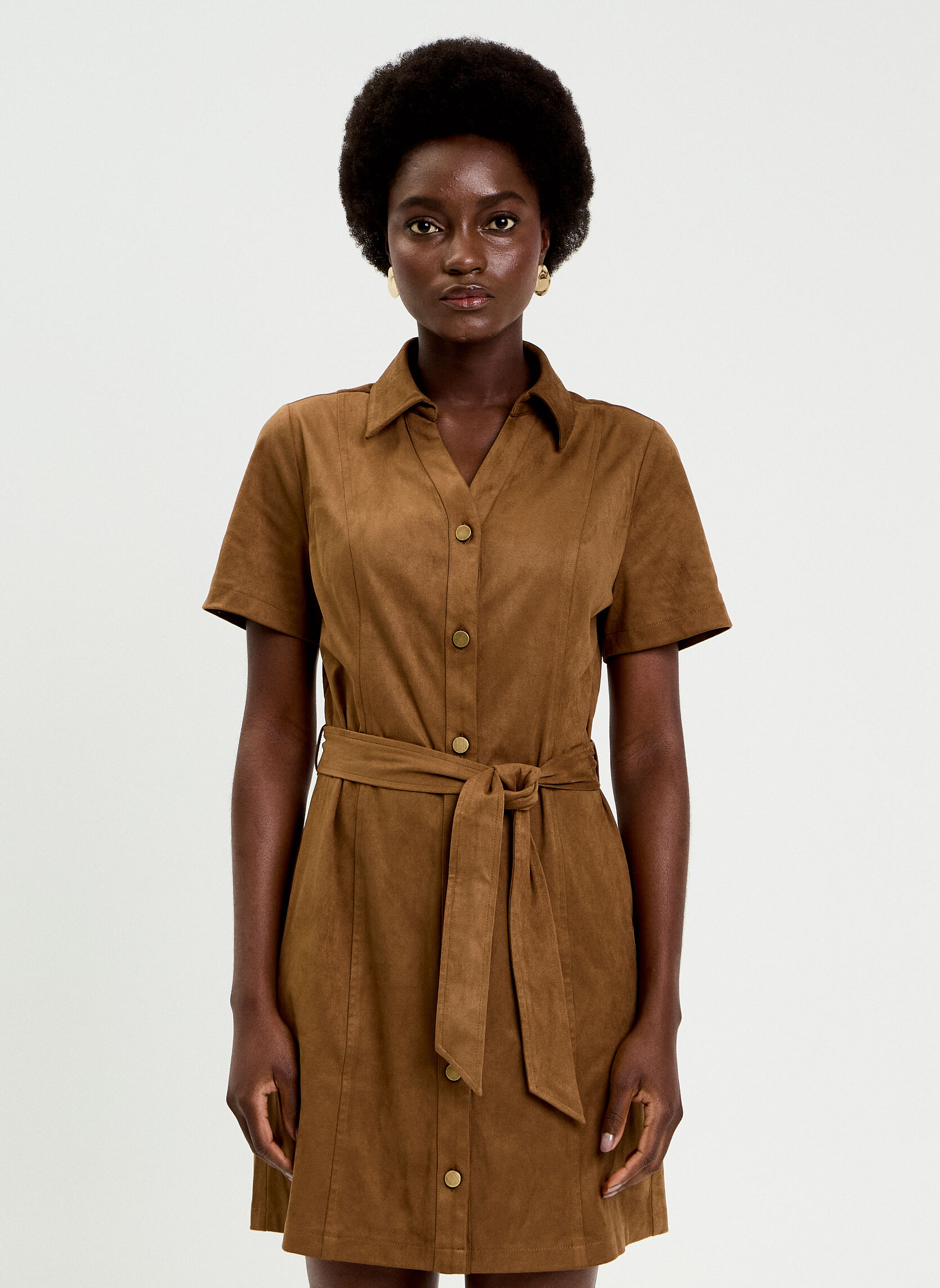 Robes ROSUEDBOUT femme marron Cache Cache Robes ROSUEDBOUT femme marron Marron foncé