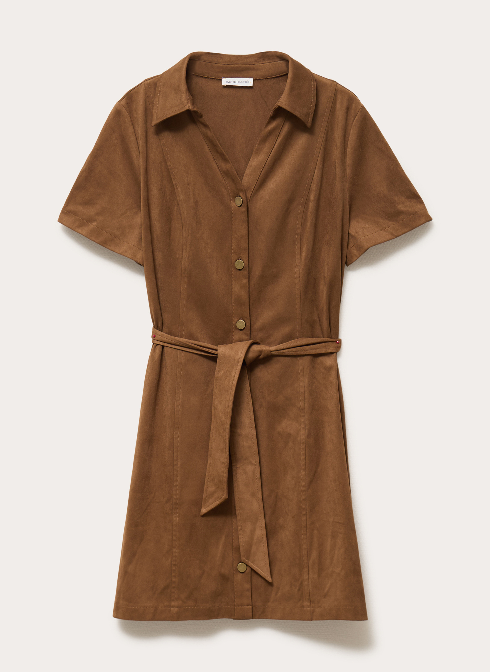 Robes ROSUEDBOUT femme marron Cache Cache Robes ROSUEDBOUT femme marron Marron foncé