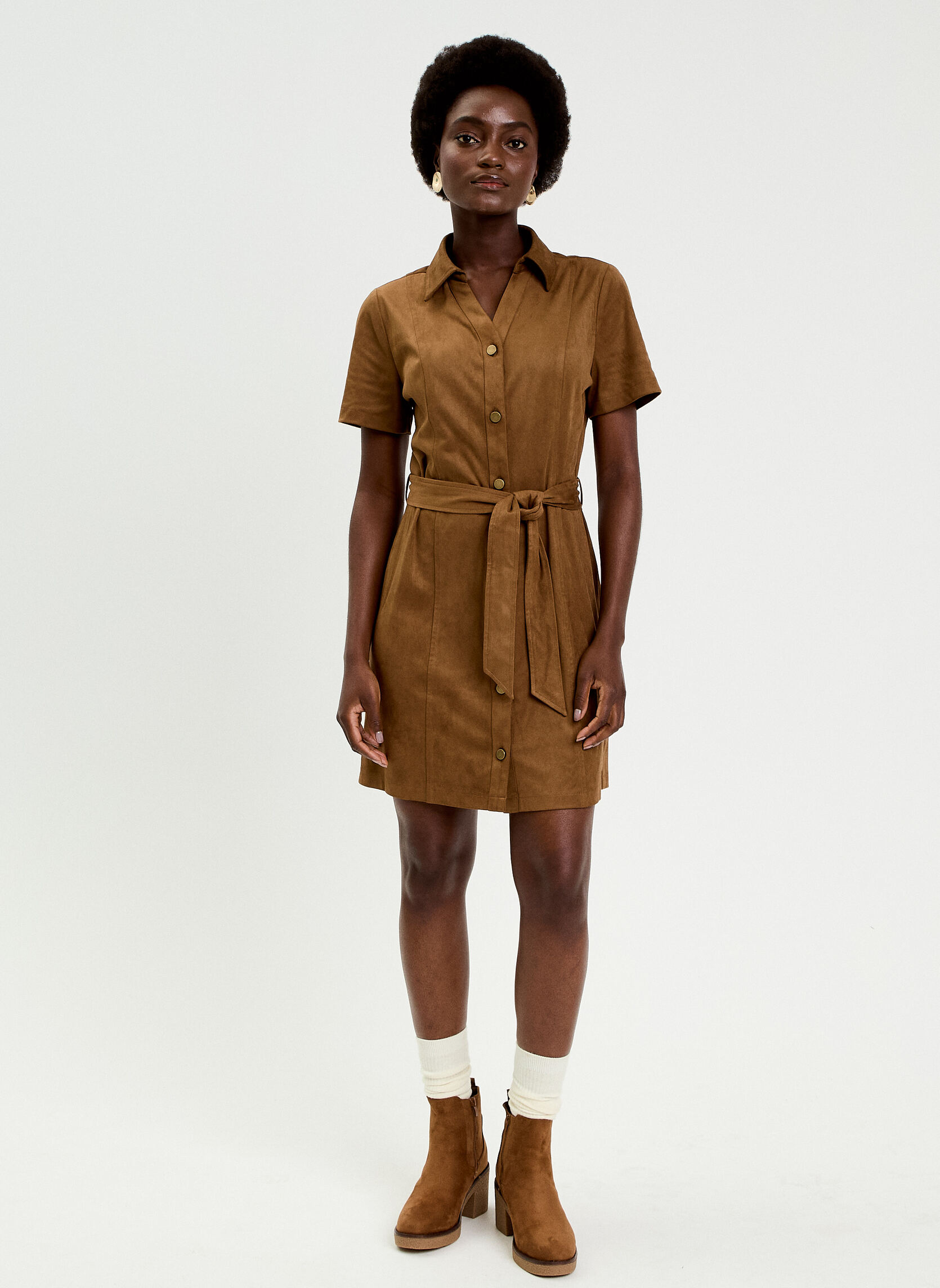 Robes ROSUEDBOUT femme marron Cache Cache Robes ROSUEDBOUT femme marron Marron foncé