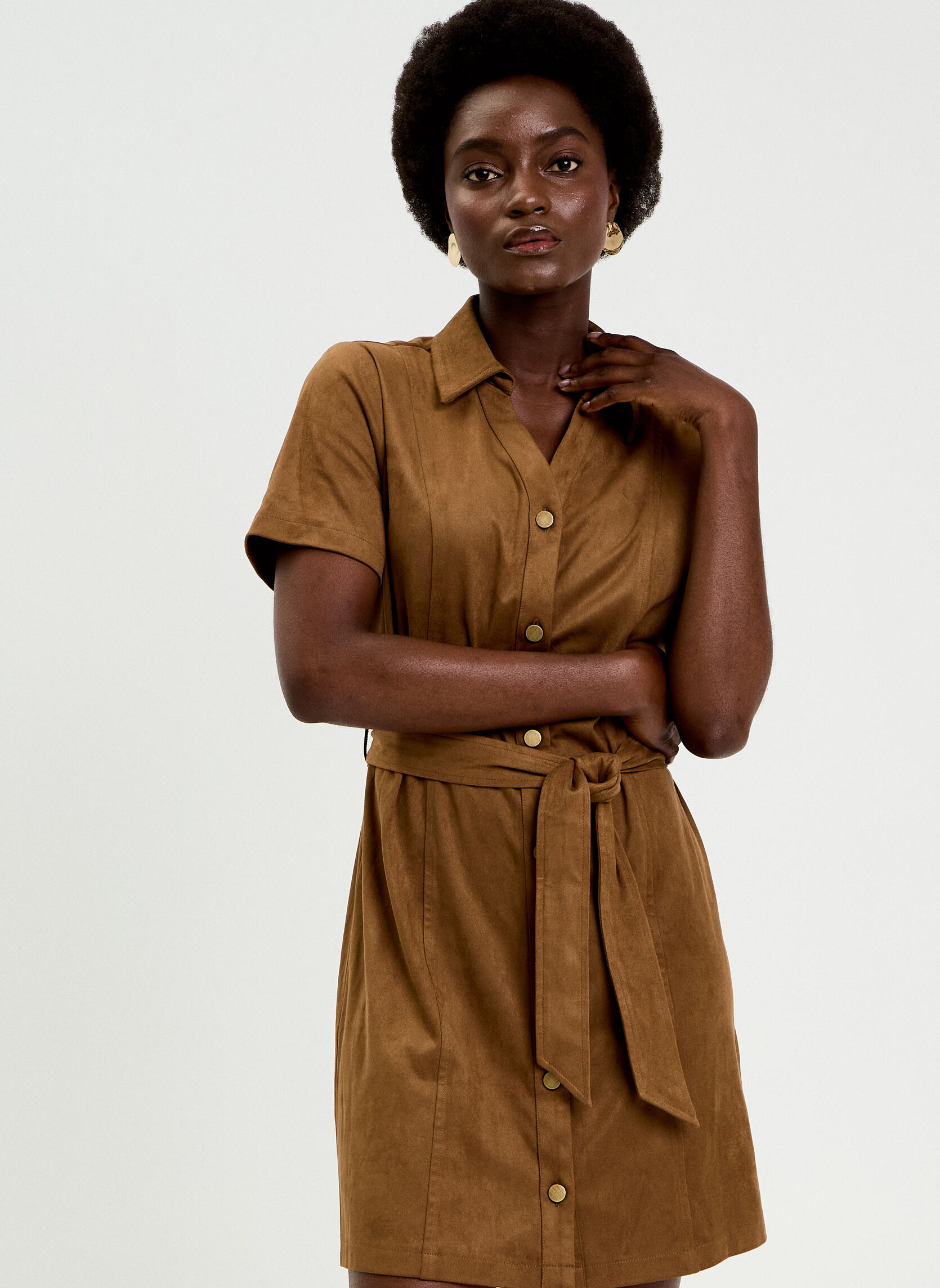 Robes ROSUEDBOUT femme marron Cache Cache Robes ROSUEDBOUT femme marron Marron foncé