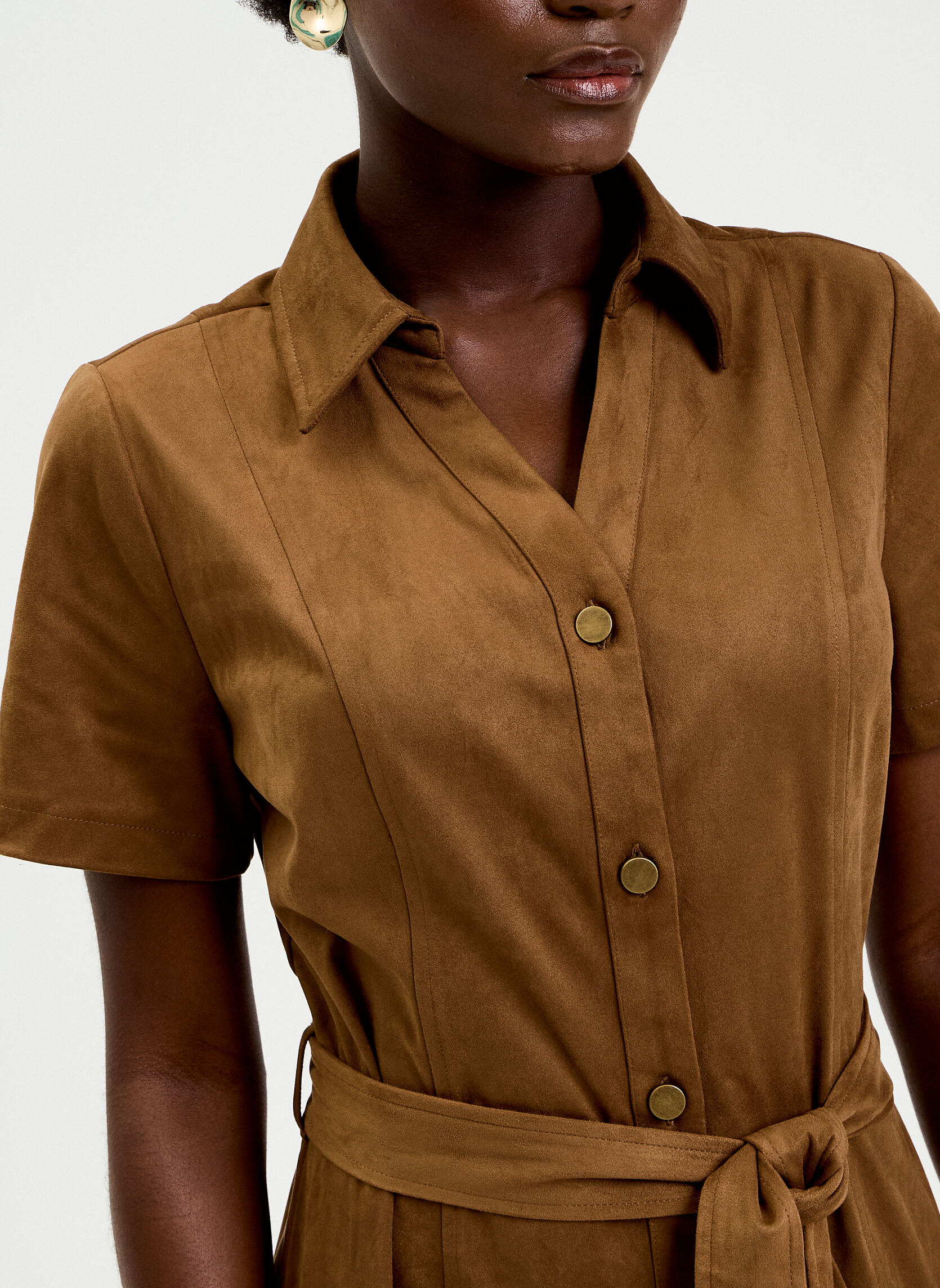 Robes ROSUEDBOUT femme marron Cache Cache Robes ROSUEDBOUT femme marron Marron foncé