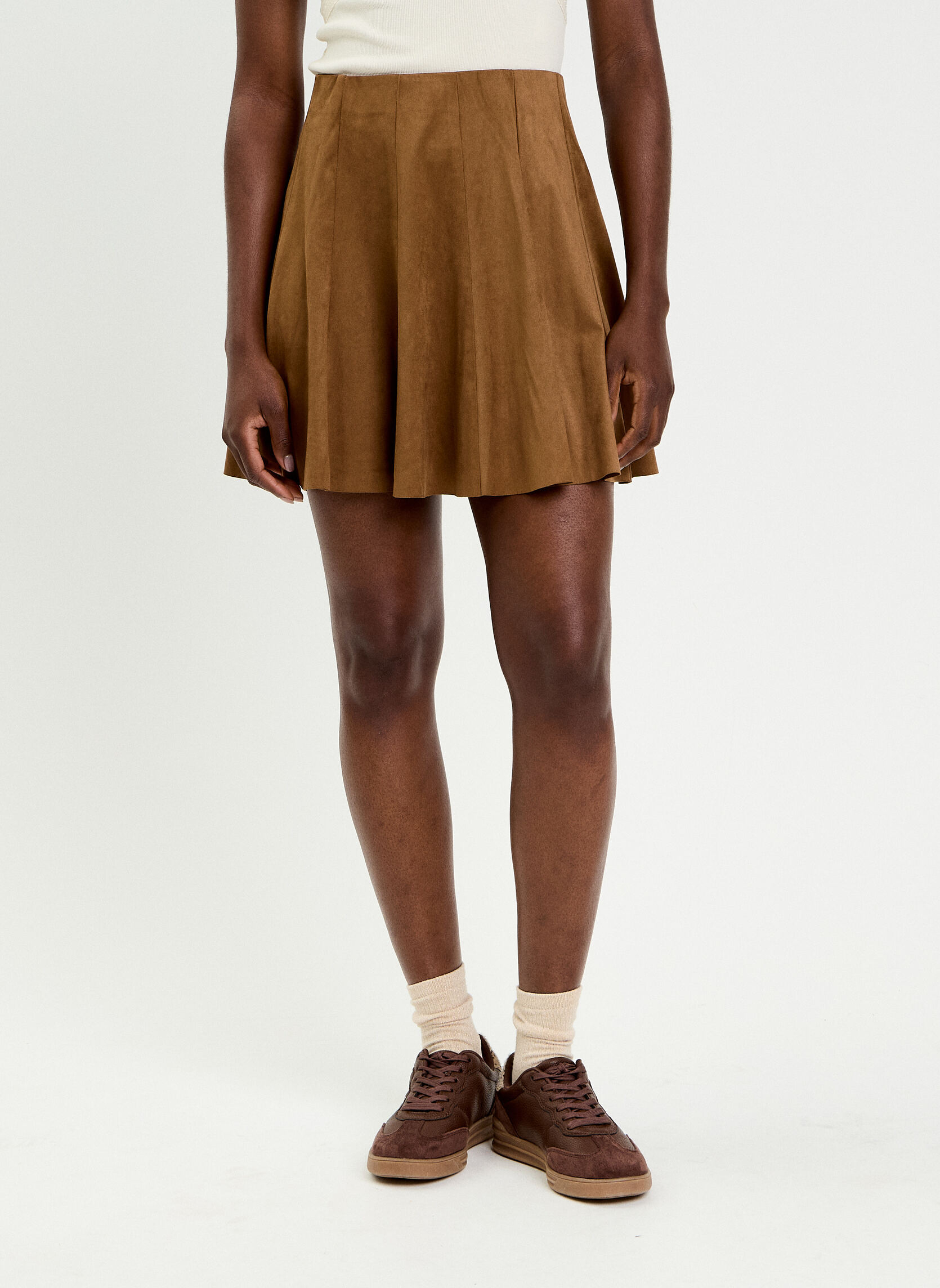 Jupes mi-longues JUPATISUEDI femme marron Cache Cache Jupes mi-longues JUPATISUEDI femme marron Marron foncé