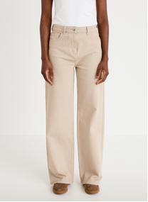 Jeans droit DELHO-LOTYC femme jaune