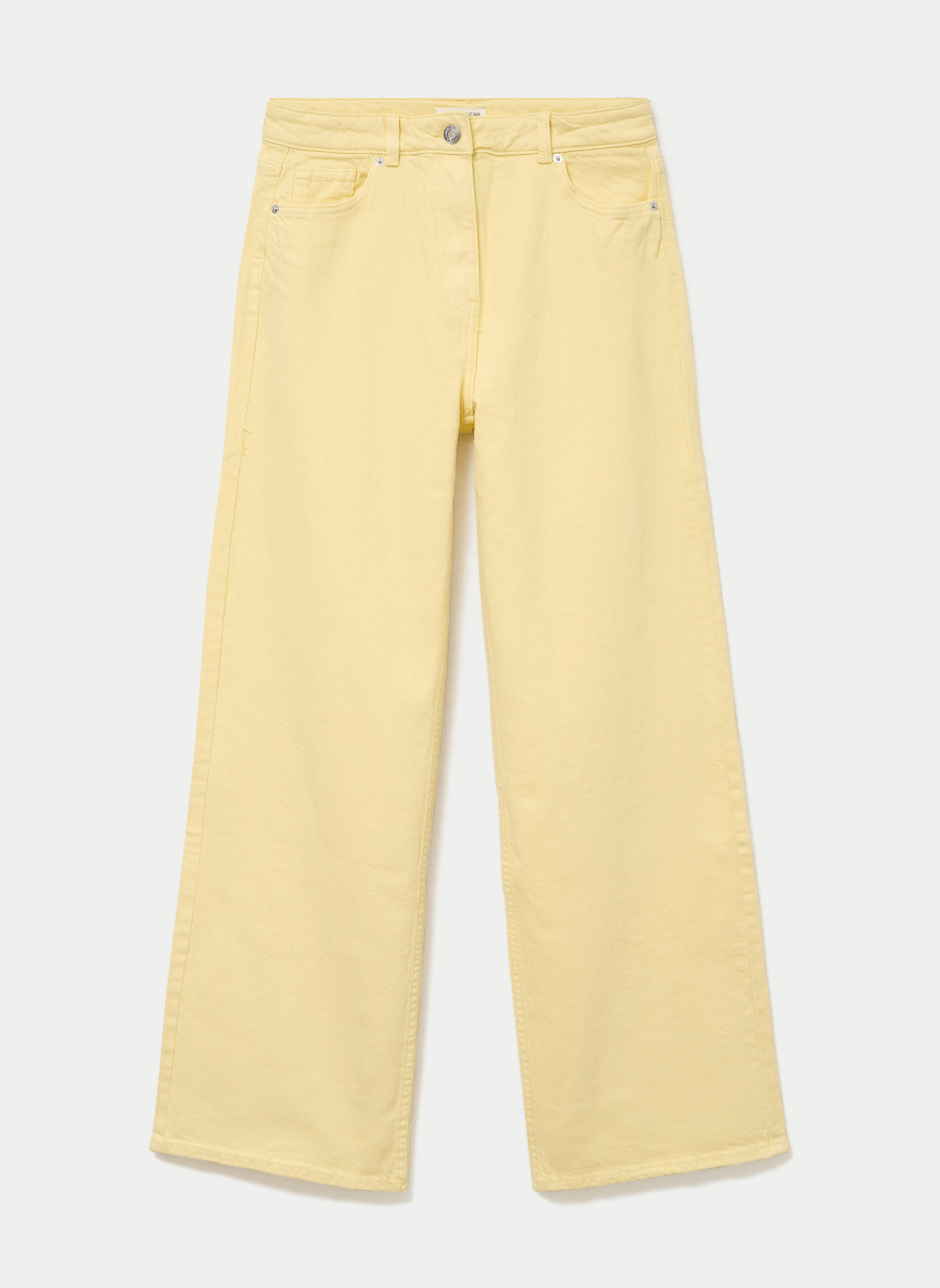 Jeans droit DELHO-LOTYC femme jaune Cache Cache Jeans droit DELHO-LOTYC femme jaune Jaune