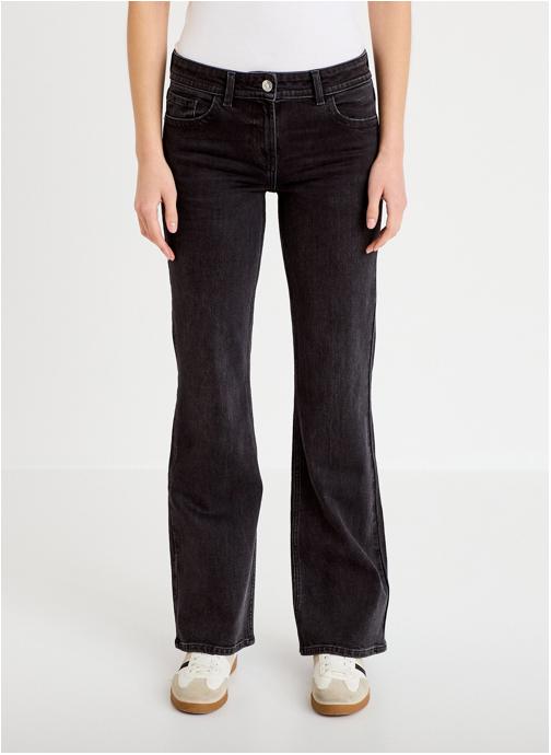 Cache Cache Jeans droit MALBA-BOOT femme noir