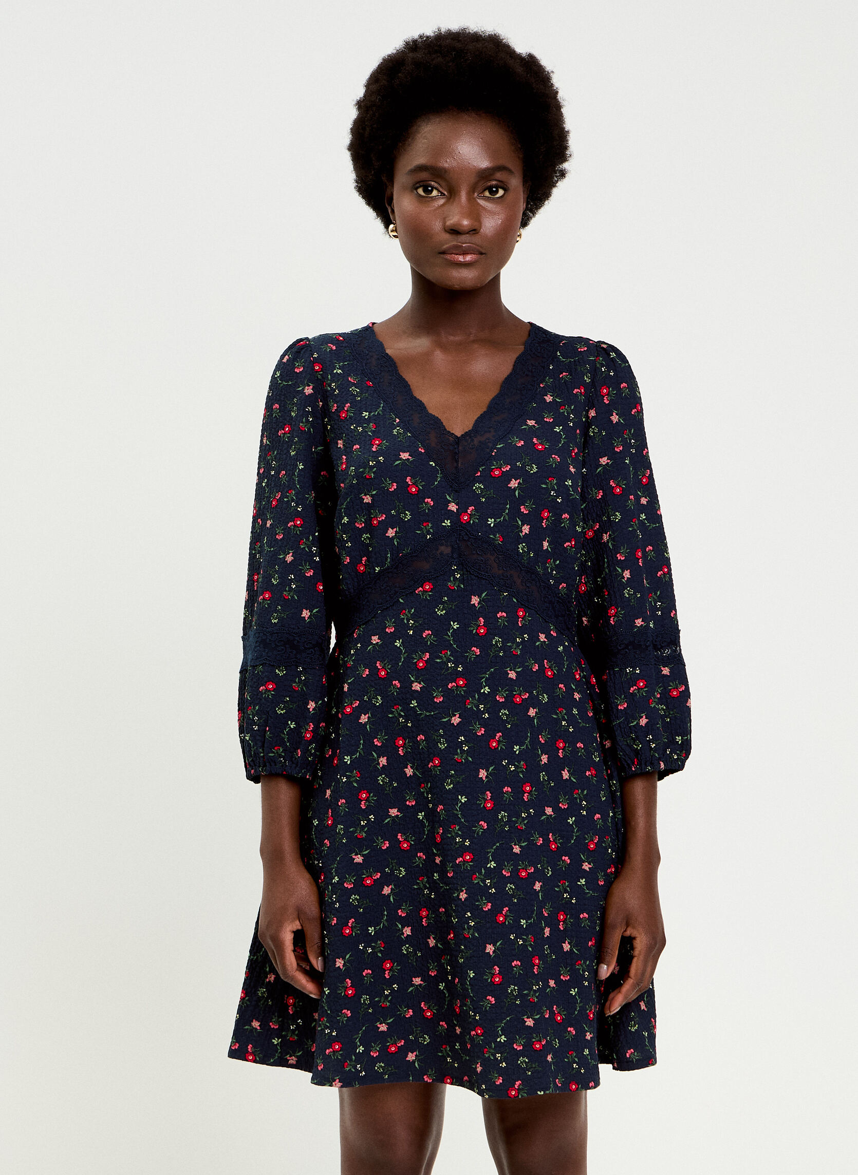 Robes ROFLOUCAP femme bleu Cache Cache Robes ROFLOUCAP femme bleu Bleu marine