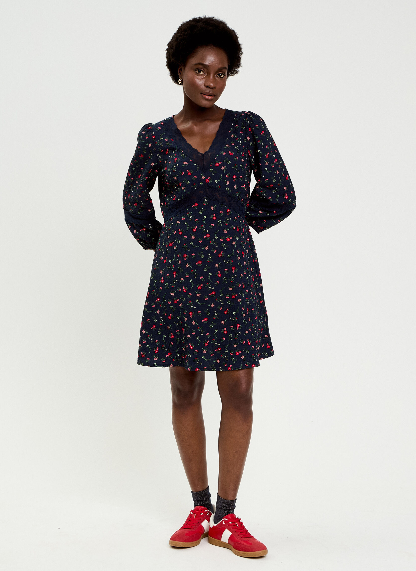 Robes ROFLOUCAP femme bleu Cache Cache Robes ROFLOUCAP femme bleu Bleu marine
